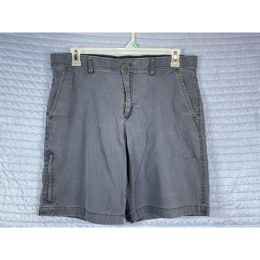 Weatherproof Vintage Mens 36 Ripstop Utility Shorts Gray Stretch Hiking Trail
